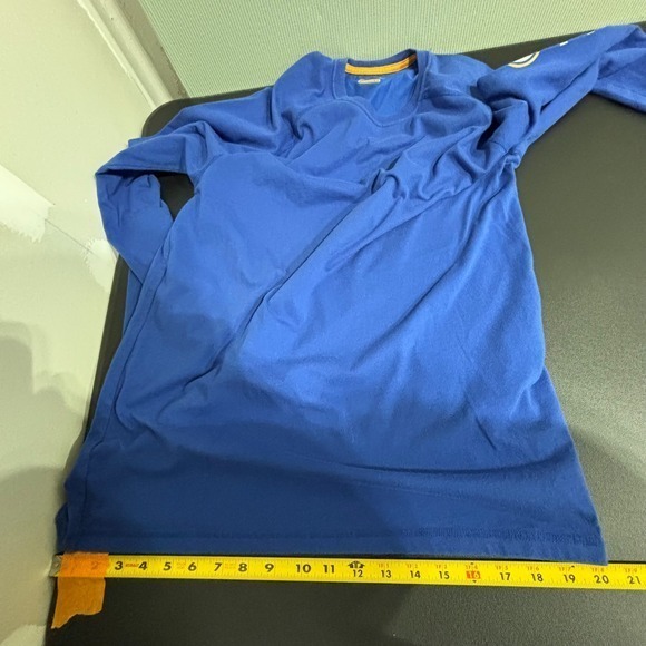 Carhartt Force Relaxed Fit Long Sleeve T Shirt Blue Mens Size M - Picture 4 of 9